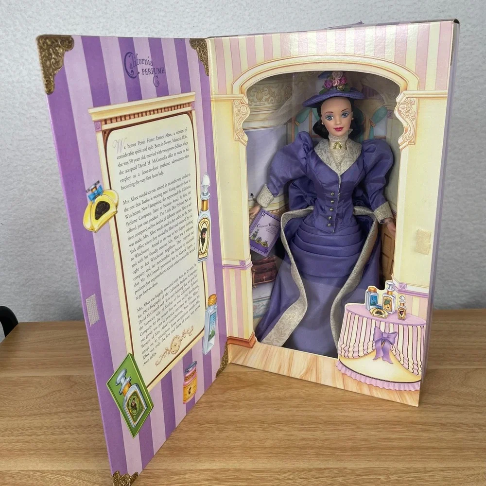 Mattel‎ 1997 Avon Mrs PFE Albee Barbie Doll Special Edition Purple Victorian